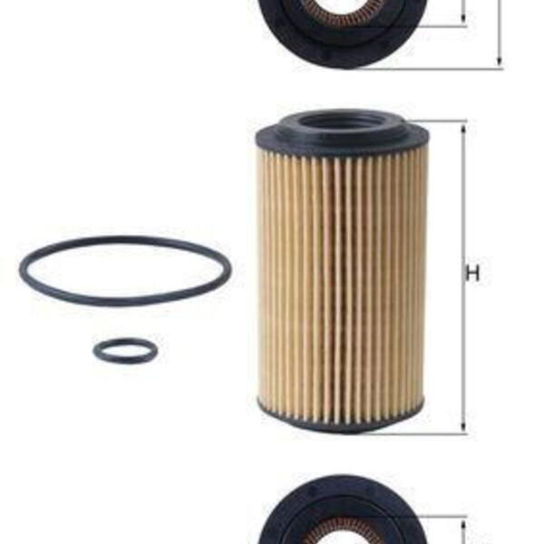 Olejový filtr MAHLE OX 153D4