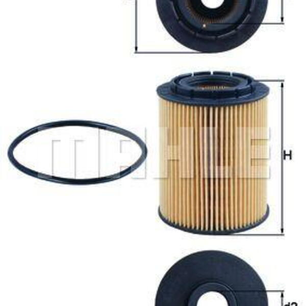 Olejový filtr MAHLE OX 160D