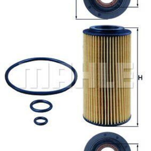 Olejový filtr MAHLE OX 179D