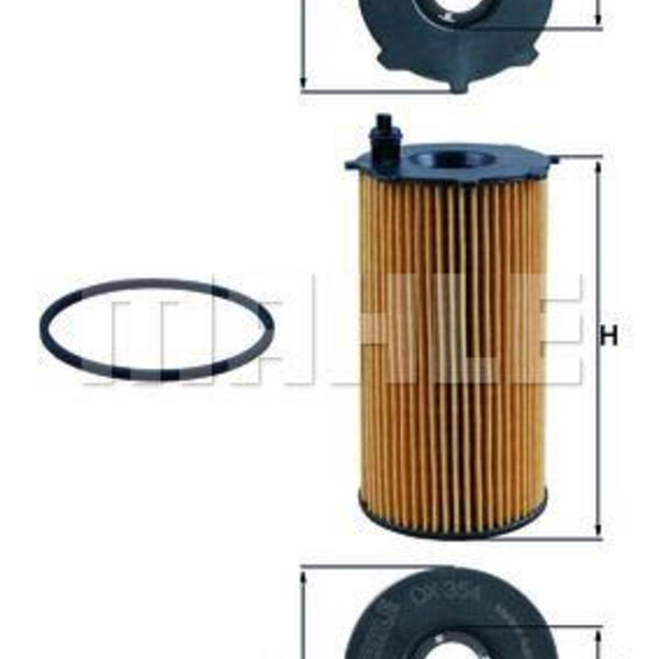 Olejový filtr MAHLE OX 354D