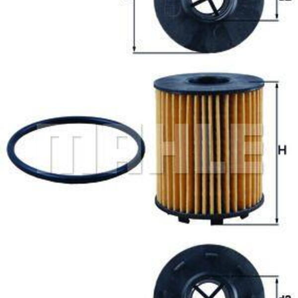 Olejový filtr MAHLE OX 371D