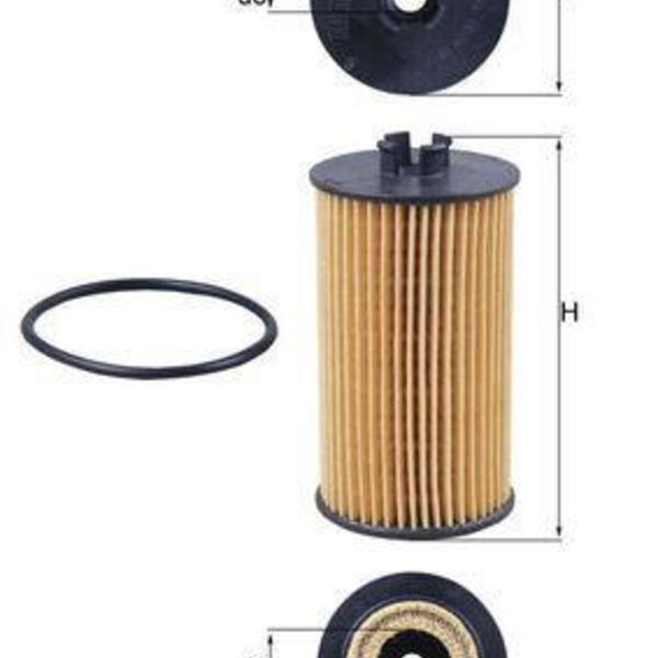 Olejový filtr MAHLE OX 401D