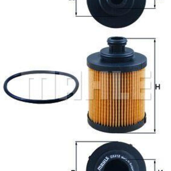 Olejový filtr MAHLE OX 418D
