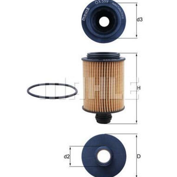 Olejový filtr MAHLE OX 559D