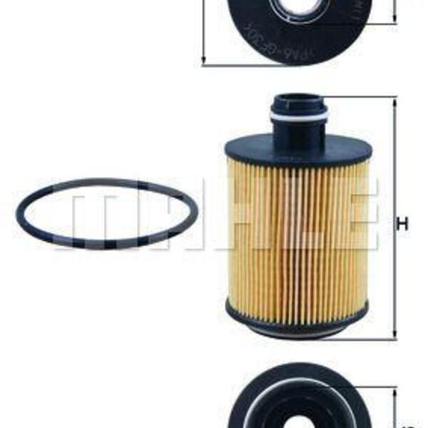 Olejový filtr MAHLE OX 559D