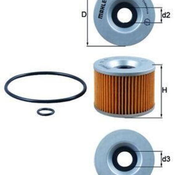 Olejový filtr MAHLE OX 61D