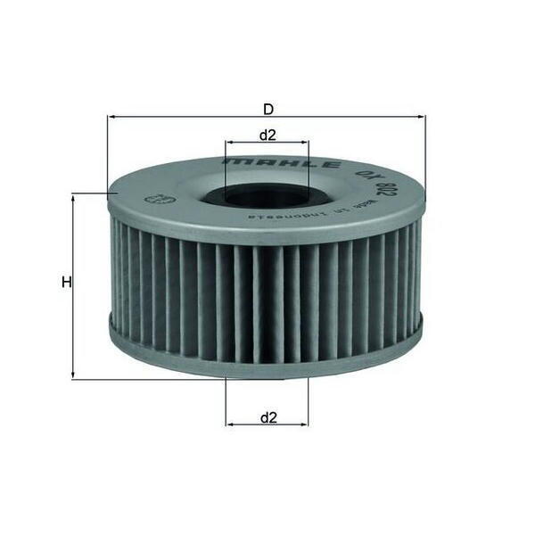 Olejový filtr MAHLE OX 802