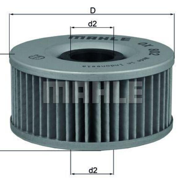 Olejový filtr MAHLE OX 802