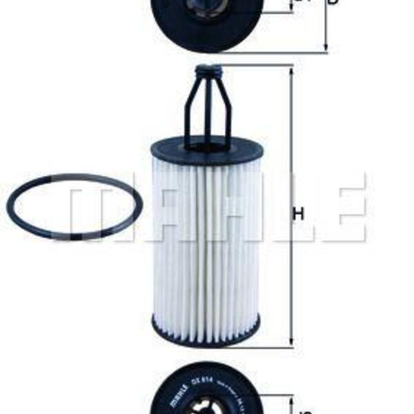 Olejový filtr MAHLE OX 814D