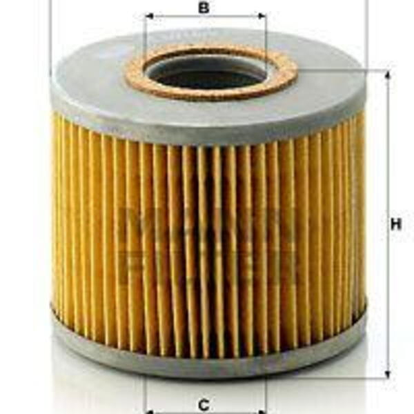 Olejový filtr MANN-FILTER H 1018/2 n