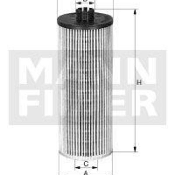 Olejový filtr MANN-FILTER HU 13 125/3 x HU 13 125/3 x