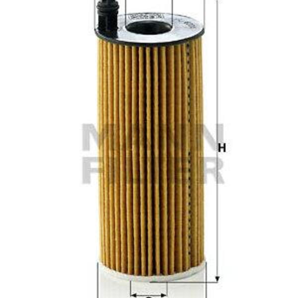 Olejový filtr MANN-FILTER HU 6004 x