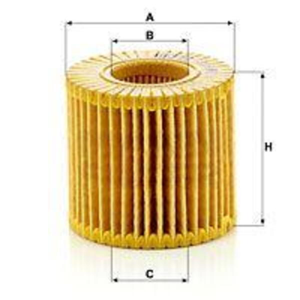 Olejový filtr MANN-FILTER HU 6006 z