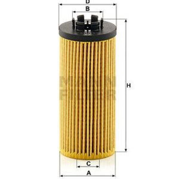 Olejový filtr MANN-FILTER HU 6012 z KIT