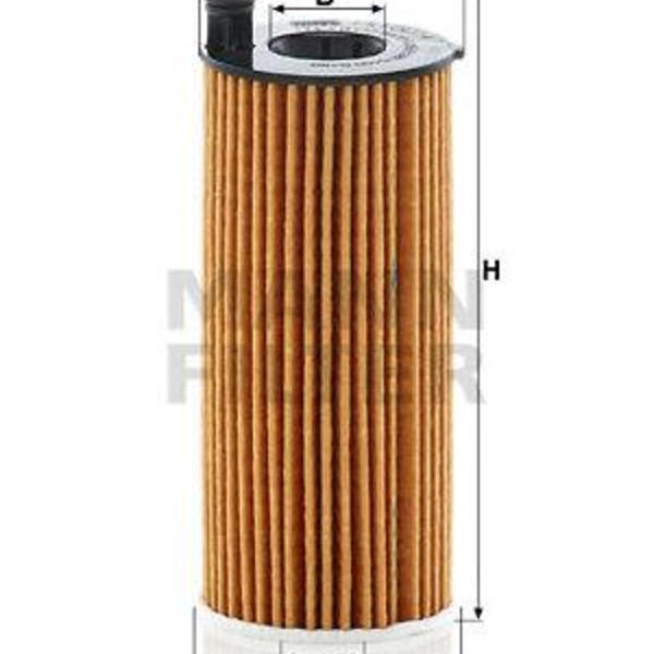 Olejový filtr MANN-FILTER HU 6014/1 z