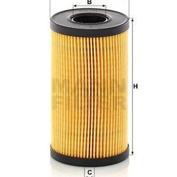 Olejový filtr MANN-FILTER HU 6024 z