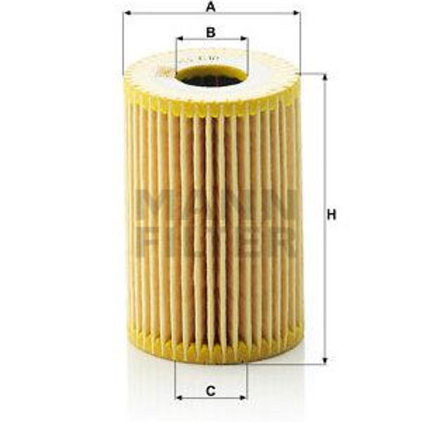 Olejový filtr MANN-FILTER HU 610 x