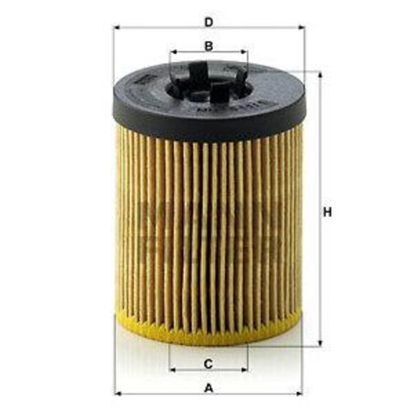 Olejový filtr MANN-FILTER HU 611/1 x