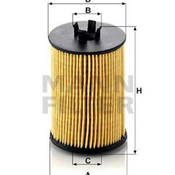 Olejový filtr MANN-FILTER HU 612/1 x