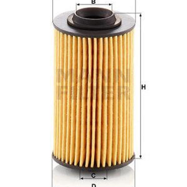 Olejový filtr MANN-FILTER HU 69/3 x