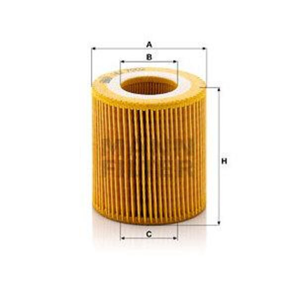 Olejový filtr MANN-FILTER HU 7002 z
