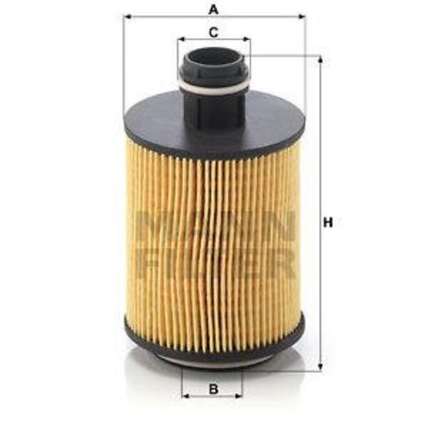 Olejový filtr MANN-FILTER HU 7004/1 x