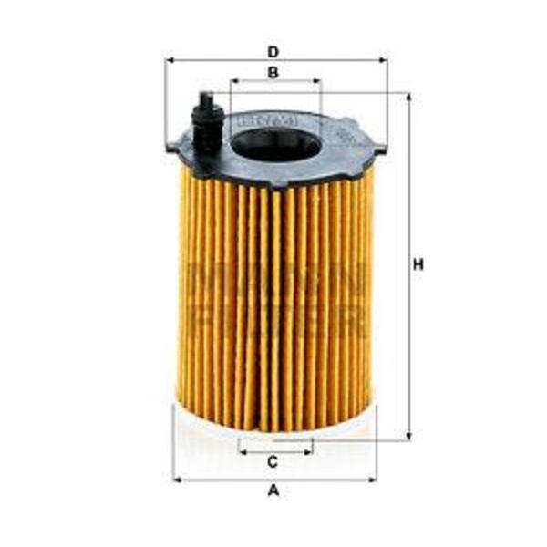 Olejový filtr MANN-FILTER HU 7006 z