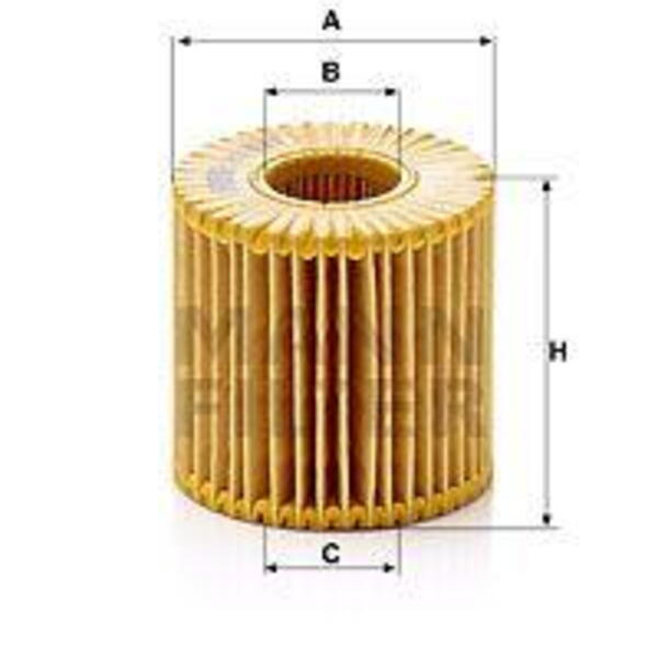 Olejový filtr MANN-FILTER HU 7019 z