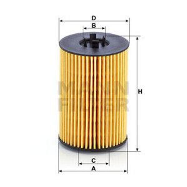 Olejový filtr MANN-FILTER HU 7020 z