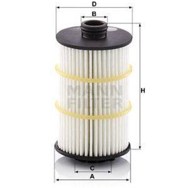 Olejový filtr MANN-FILTER HU 7024 z