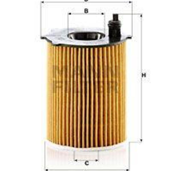 Olejový filtr MANN-FILTER HU 7033 z