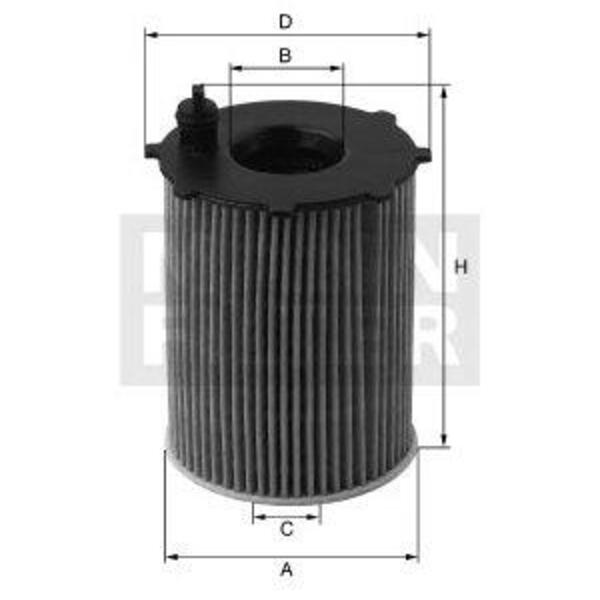Olejový filtr MANN-FILTER HU 7046 z