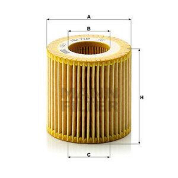 Olejový filtr MANN-FILTER HU 710 x