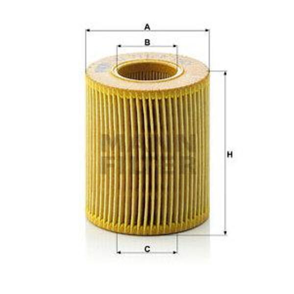 Olejový filtr MANN-FILTER HU 711/2 x