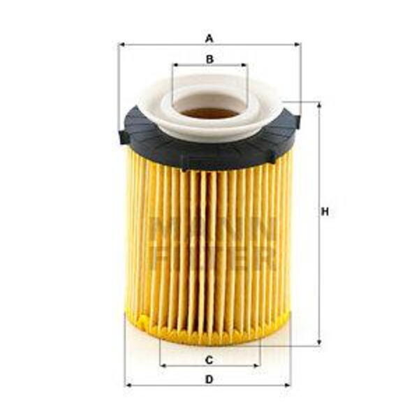 Olejový filtr MANN-FILTER HU 711/6 z
