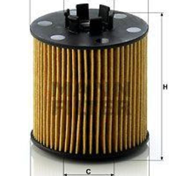 Olejový filtr MANN-FILTER HU 712/6 x