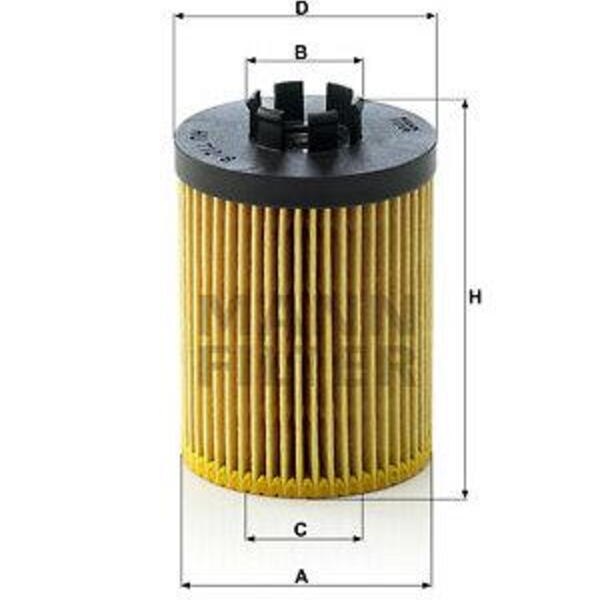 Olejový filtr MANN-FILTER HU 712/8 x