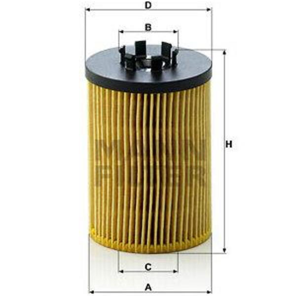 Olejový filtr MANN-FILTER HU 715/5 x