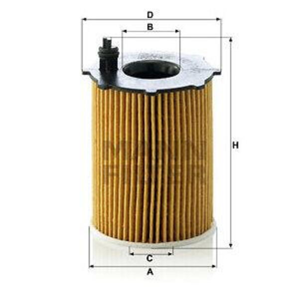 Olejový filtr MANN-FILTER HU 716/2 x