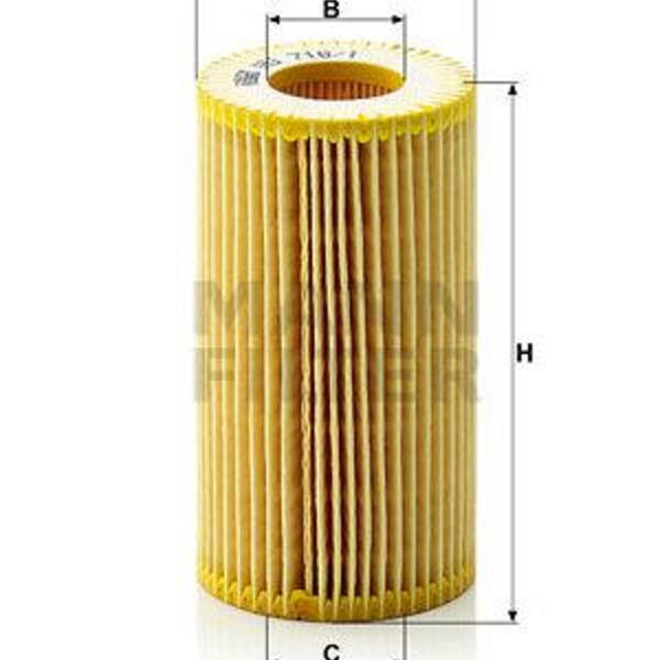 Olejový filtr MANN-FILTER HU 718/1 z