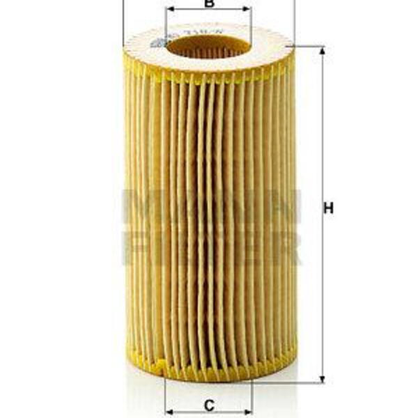 Olejový filtr MANN-FILTER HU 718/6 x