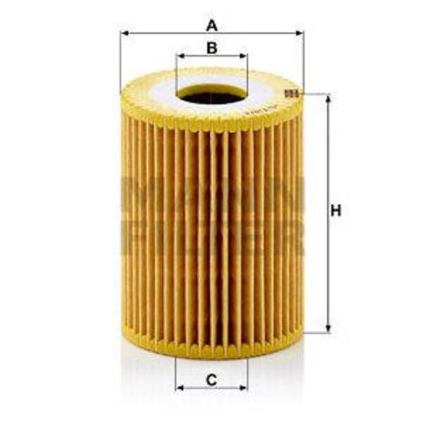 Olejový filtr MANN-FILTER HU 719/3 x
