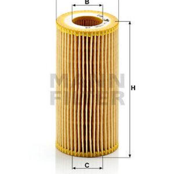 Olejový filtr MANN-FILTER HU 719/6 x