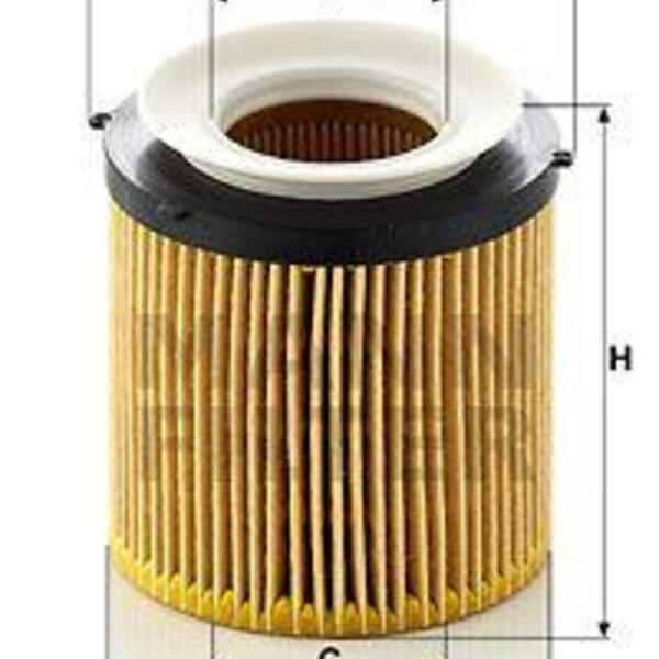 Olejový filtr MANN-FILTER HU 8002 y