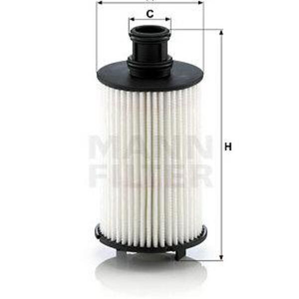 Olejový filtr MANN-FILTER HU 8008 z