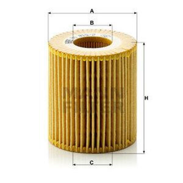 Olejový filtr MANN-FILTER HU 815/2 x