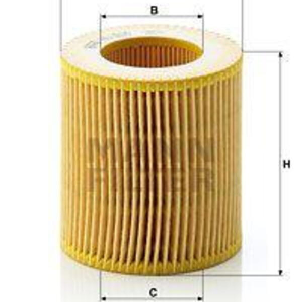 Olejový filtr MANN-FILTER HU 816 x