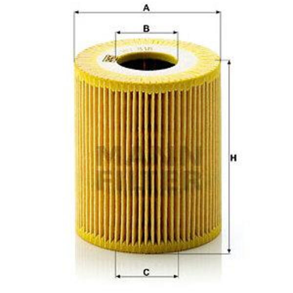 Olejový filtr MANN-FILTER HU 818 x