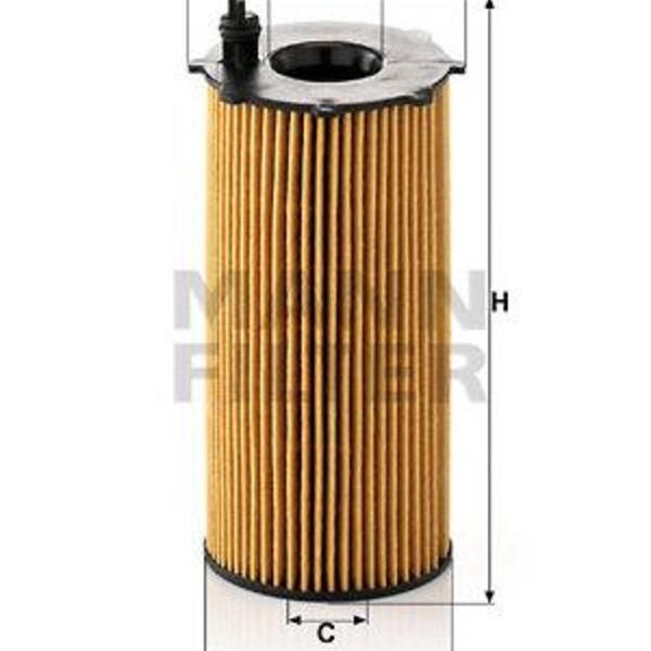 Olejový filtr MANN-FILTER HU 820/2 x