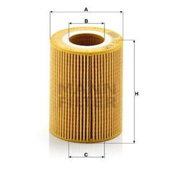 Olejový filtr MANN-FILTER HU 826 x